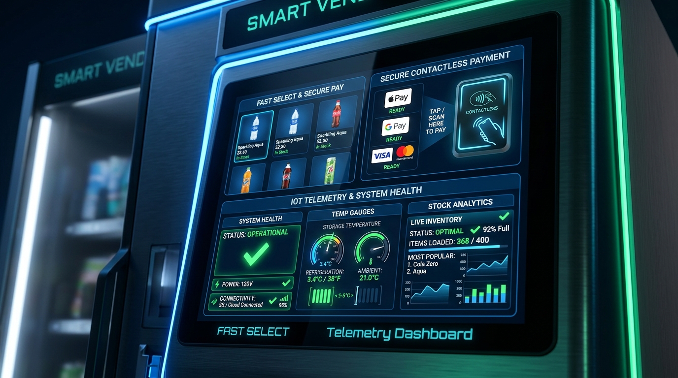 VendiSmart Real-Time Telemetry Dashboard